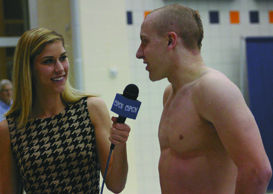 Brent Benedict being interviewed